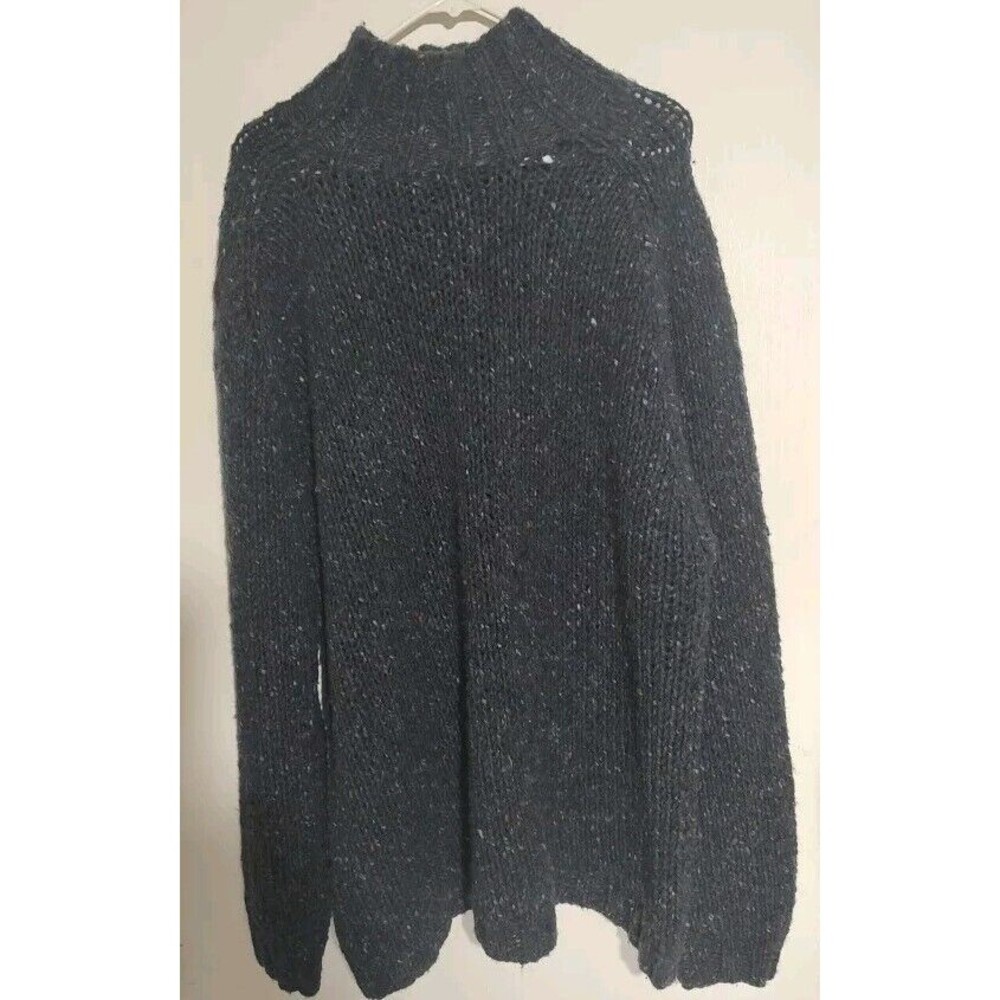 Timberland Weather Gear Men wool Hand Knitted Grunge Core Baggy Sweater Vtg. XXL